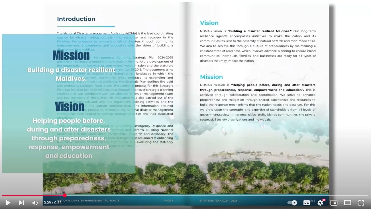 NDMA Strategic Plan 2024–2029 | Book Overview Video